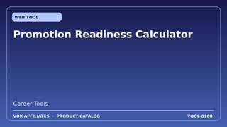 Promotion Readiness Calculator