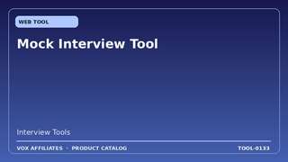 Mock Interview Tool