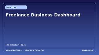 Freelance Business Dashboard