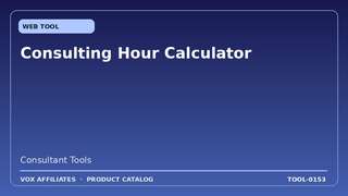 Consulting Hour Calculator