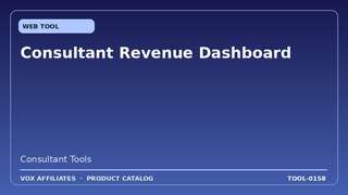 Consultant Revenue Dashboard