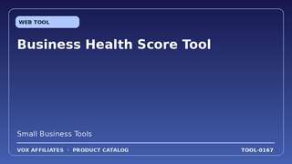 Business Health Score Tool