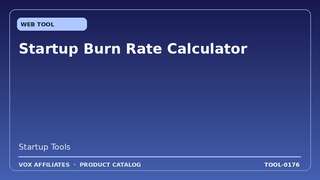 Startup Burn Rate Calculator