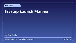 Startup Launch Planner