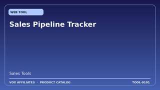 Sales Pipeline Tracker