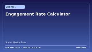 Engagement Rate Calculator