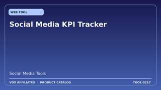 Social Media KPI Tracker