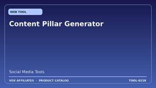 Content Pillar Generator