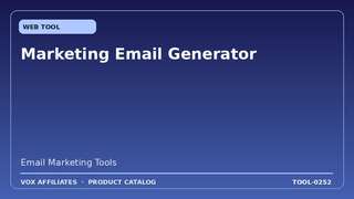 Marketing Email Generator