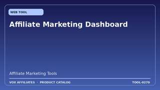 Affiliate Marketing Dashboard