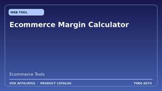 Ecommerce Margin Calculator