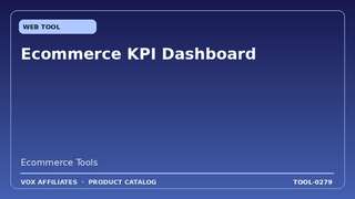 Ecommerce KPI Dashboard