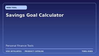 Savings Goal Calculator