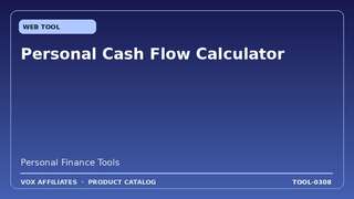 Personal Cash Flow Calculator