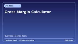 Gross Margin Calculator