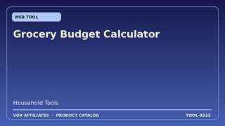 Grocery Budget Calculator