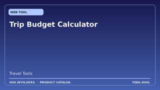 Trip Budget Calculator