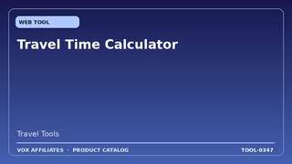 Travel Time Calculator