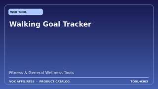 Walking Goal Tracker