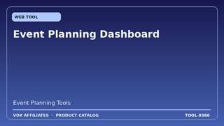 Event Planning Dashboard