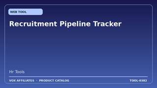 Recruitment Pipeline Tracker
