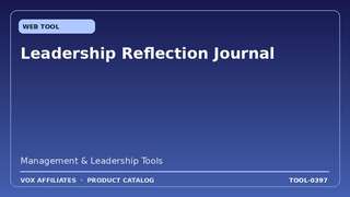 Leadership Reflection Journal