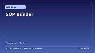 SOP Builder