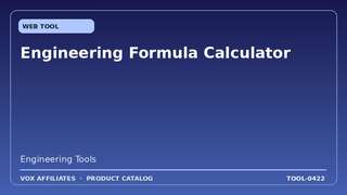 Engineering Formula Calculator