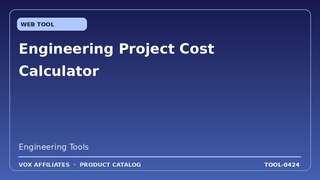 Engineering Project Cost Calculator