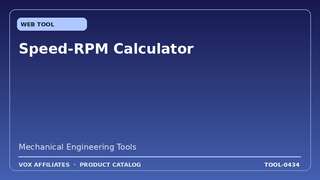 Speed-RPM Calculator