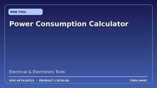 Power Consumption Calculator