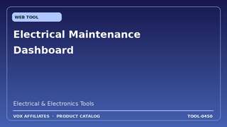 Electrical Maintenance Dashboard