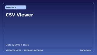 CSV Viewer
