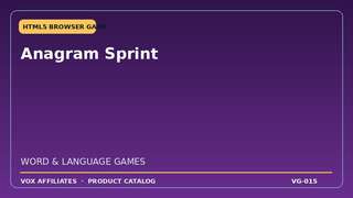 Anagram Sprint