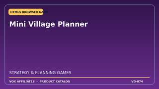 Mini Village Planner
