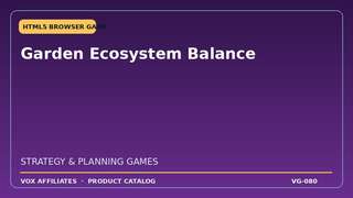 Garden Ecosystem Balance