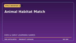 Animal Habitat Match