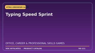 Typing Speed Sprint