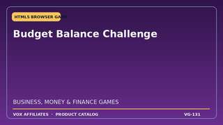 Budget Balance Challenge