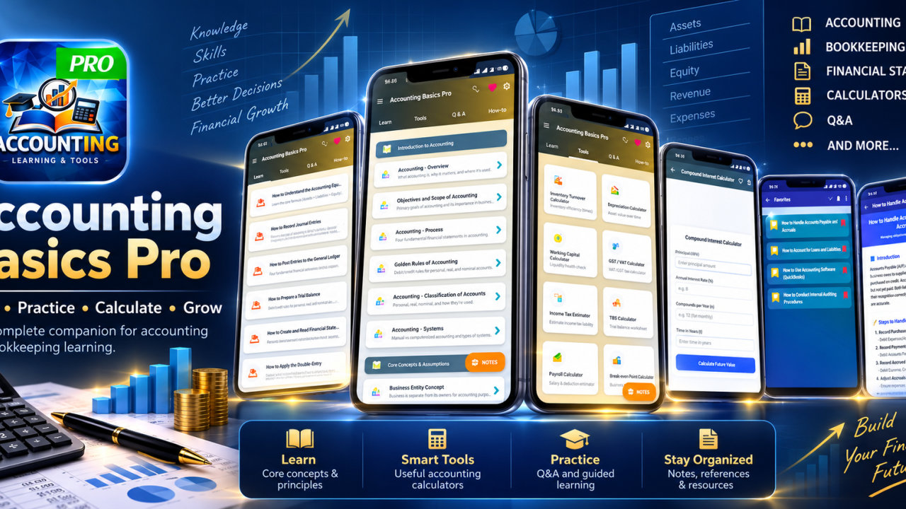 Accounting Basics Pro - Android App