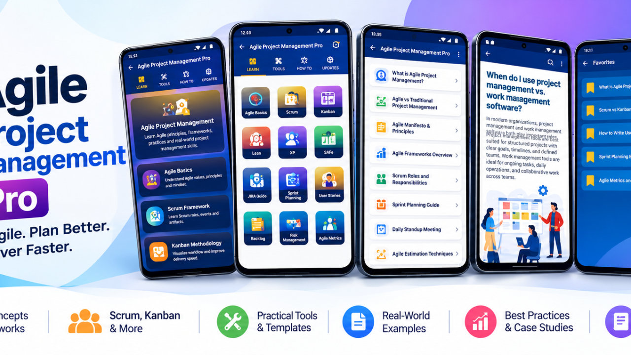 Agile Project Management Pro - Android App