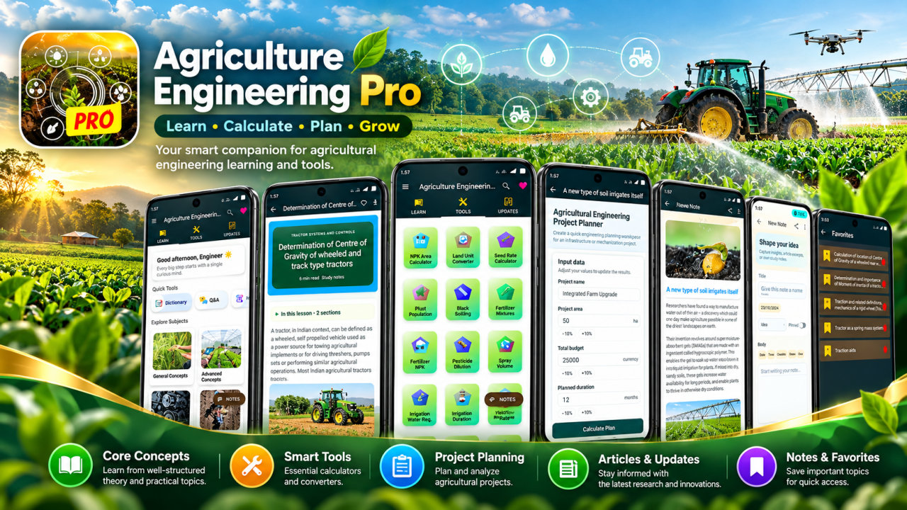 Agriculture Engineering Pro - Android App