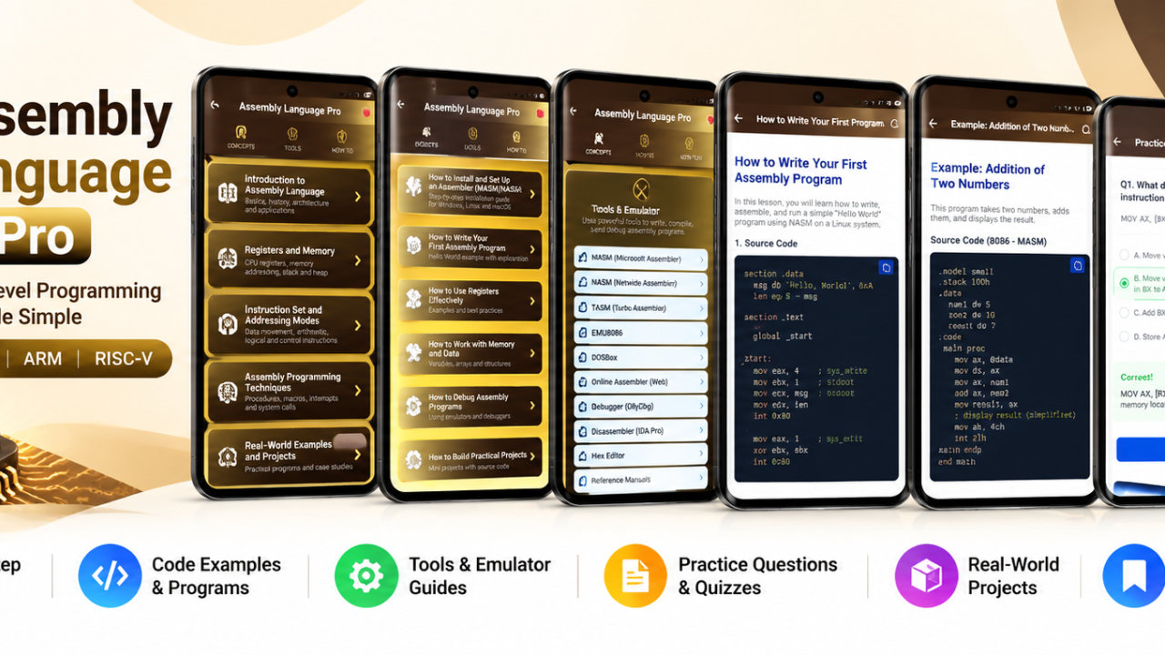 Assembly Language Pro - Android App